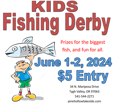 Pine Hollow Lakeside Kids Fishing Derby 2024
